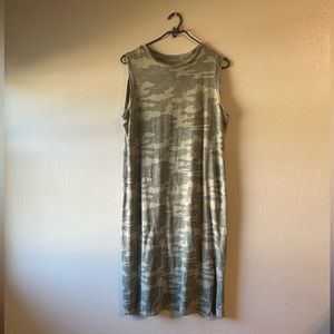Universal Thread MIDI Camo Tank Dress
